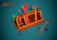 Toolbox and tools - Stylized Low Poly