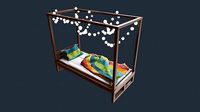 Canopy Bed with Lights