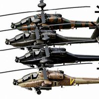 AH64 Apache Helicopters