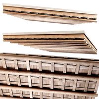 Pitched wooden ceiling