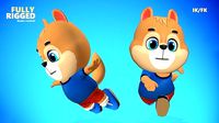 Squirrel Animated Rigged