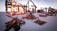 Burning Wood Animated 26 Pack Unreal Engine