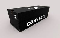 Converse cardboard shoe box