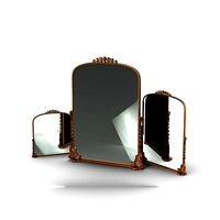 Gleaming Primrose Mirror Antique