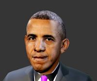 OBAMA 3D MODEL
