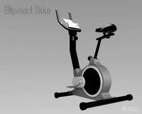 Elliptical Bike 3D model