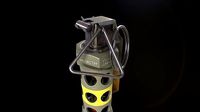 Flashbang grenade Low-poly