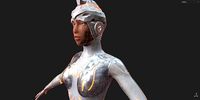 Female Robot Character
