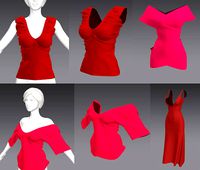 Set 4 in 1 Woman Clothing 7