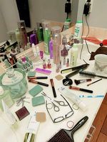 Messy Bathroom