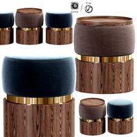 Bonnie Modern Ottoman Pouf Stool