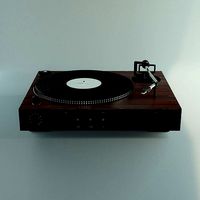 retro record player