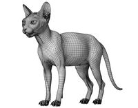 Sphynx Lowpoly
