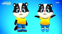 Skunk Animated Rigged