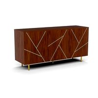 Inlay Dustin Cabinet walnut veneer