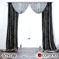 Curtains with pattern