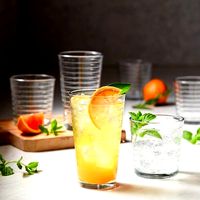 Libbey Hoops Tumbler and Rocks Glass Set