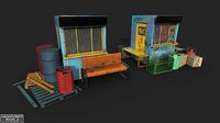 Street Props Object Set