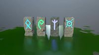 Game Props Runic Stones