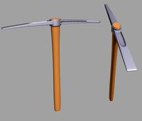 Pick Axe HighPoly model