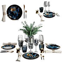 Carrara Marble Plates