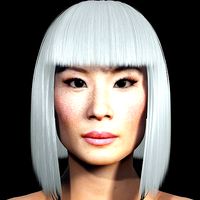LUVY LIU 3D MODEL CELEBRITY