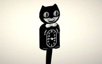 Black Cat Clock