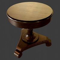 Old Rustic Round Table