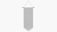 Tall wall pennant