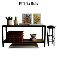 Pottery Barn Clint Reclaimed Wood Console Table