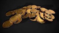 gold coin - dollar design A