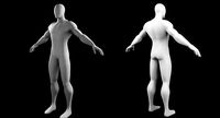 Base Mesh Spider Man Free 3D model