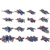 Sci-fi Spaceships constructor low poly pack