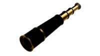 Antique brass spyglass
