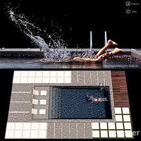 Swimming pool diving