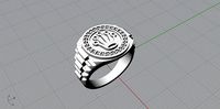 Anillo Rolex | 3D