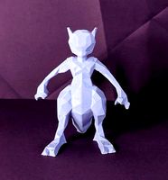 Mewtwo Low Poly Pokemon | 3D