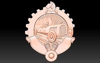 Badge Car 5 Man | 3D
