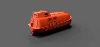 Free fall lifeboat Typ C | 3D