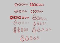 polymeric clay cutters- pack | 3D