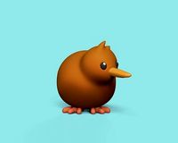 Cute kiwi | 3D