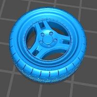 Advan SA3 Scalable and Printable rims Tires included | 3D