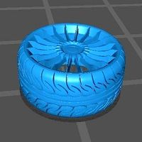 alpina classic III Scalable and Printable rims Tires included  | 3D