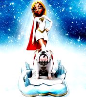 SUPER-MARIO THE ENGLISH BULLDOG AND SUPER-GIRL FOR 3D PRINTING | 3D