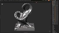 Modern Abstract Decorative sculpture 3d print model | 3D