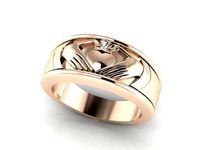 Heart Engraved Ring 248 | 3D