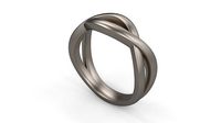 Woman Solitaire Ring 257 | 3D