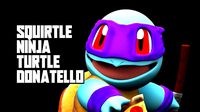 Pokemon Squirtle TMNT Donatello | 3D