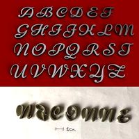 NICONNE uppercase and lowercase 3D Letters STL FILE | 3D