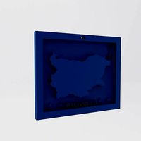 Bulgaria-Balgarica  Map 3d  Print Model | 3D